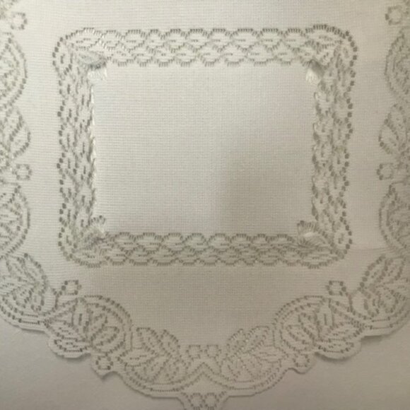 NWT White Heritage Lace "FOR THIS CHILD I HAVE PRAYED" Wall Hanging  (CL Hanger) - Picture 4 of 5